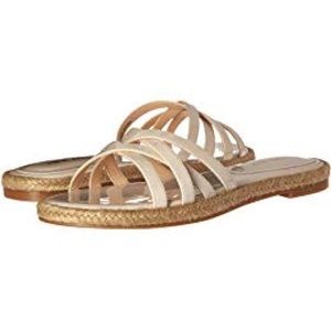 Nine West off-white sandals
